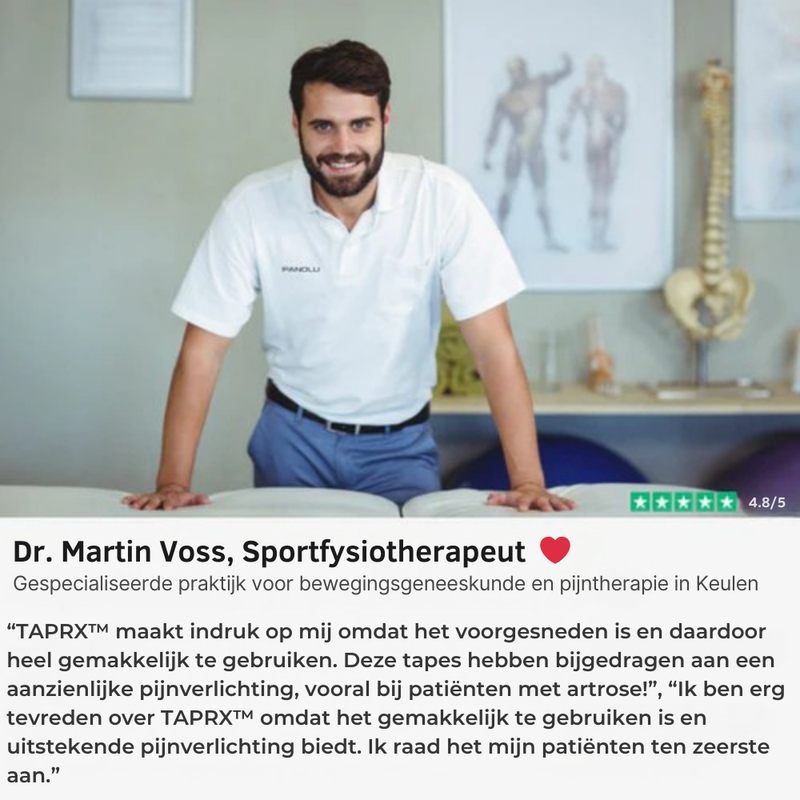 TAPRX™ – Kniegewricht Ondersteuning voor Pijnverlichting & Stabiliteit