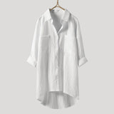 Angelina - Blouse met lange mouwen en een losse pasvorm - Yoova