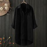 Angelina - Blouse met lange mouwen en een losse pasvorm - Yoova