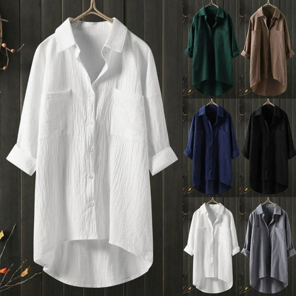 Angelina - Blouse met lange mouwen en een losse pasvorm - Yoova