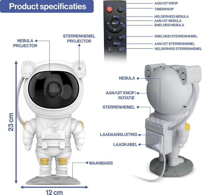 AstroBuddy™ Projector - Verander je omgeving in een unieke sterrenhemel - Yoova