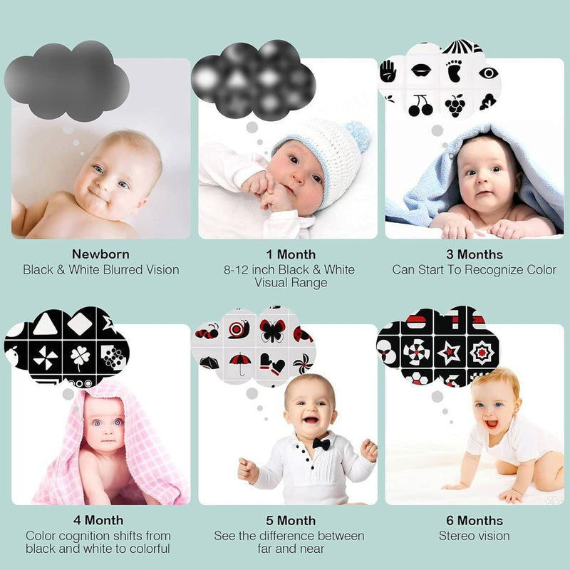 BabyBright™ - Visuele kaarten voor pasgeboren baby's - Yoova