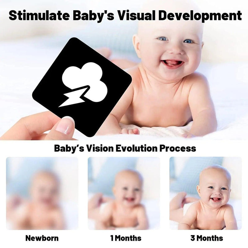 BabyBright™ - Visuele kaarten voor pasgeboren baby's - Yoova
