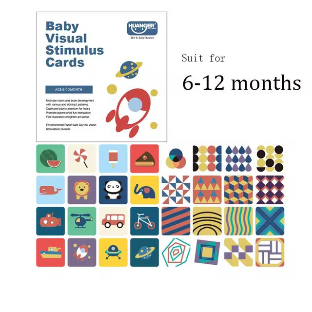 BabyBright™ - Visuele kaarten voor pasgeboren baby's - Yoova