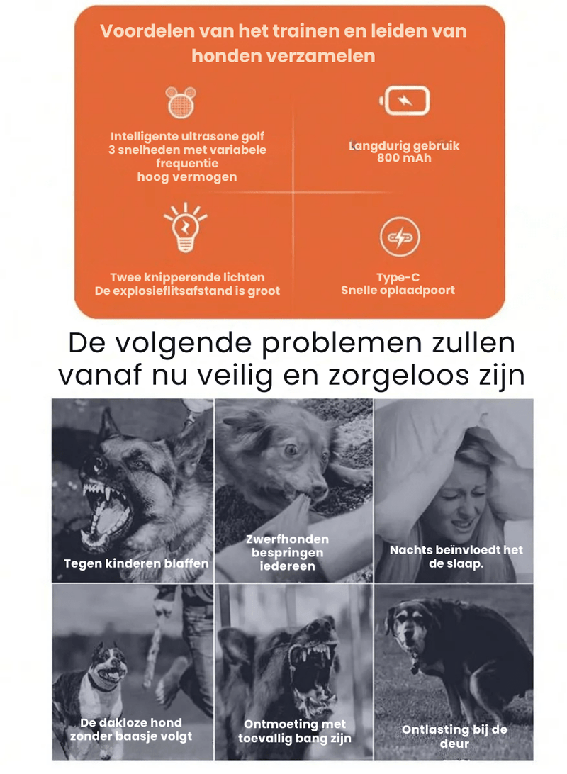 BarkShield™ – Stop blaffen direct & train je hond vriendelijk! - Yoova