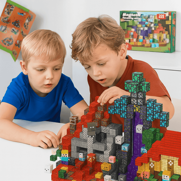 BrainiBlocks™ - Magnetisch Bouwplezier voor Creatieve Geesten! - Yoova
