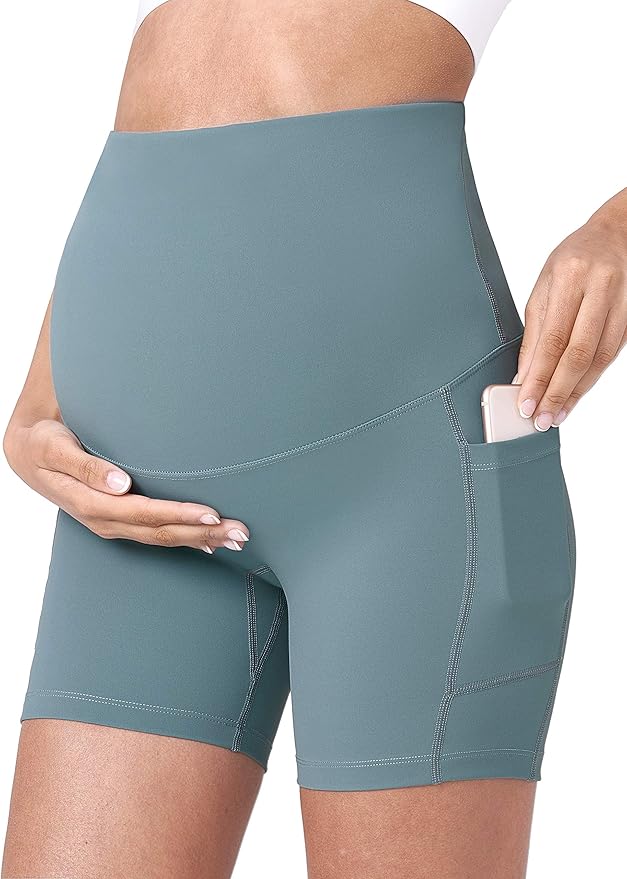 BumpBreeze Shorts™ - Dames zwangerschapsyogashorts - Yoova