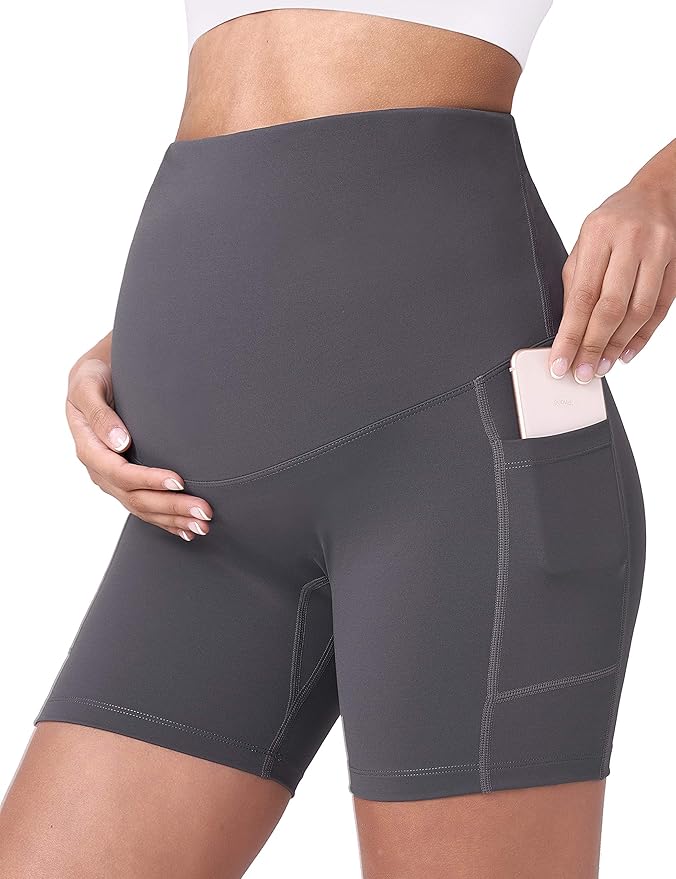 BumpBreeze Shorts™ - Dames zwangerschapsyogashorts - Yoova