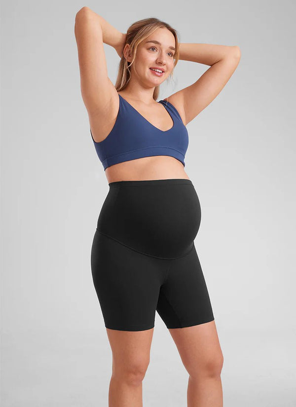 BumpBreeze Shorts™ - Dames zwangerschapsyogashorts - Yoova