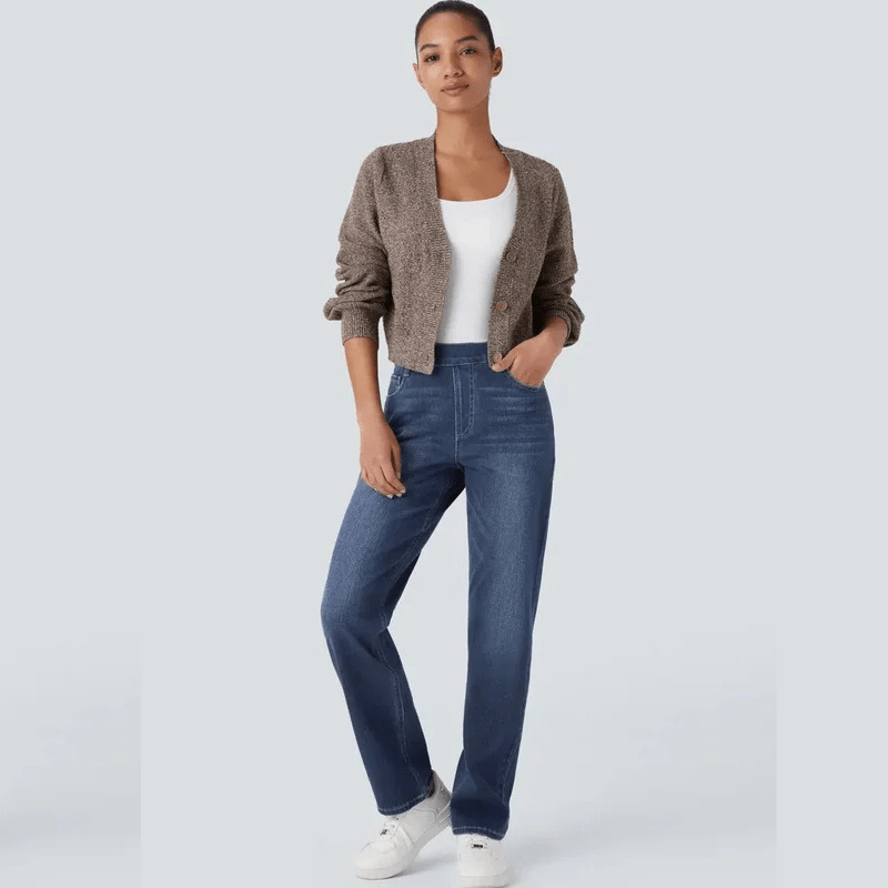 ComfortFit™ - Elastische & Comfortabele Broek Met Hoge Taille - Yoova