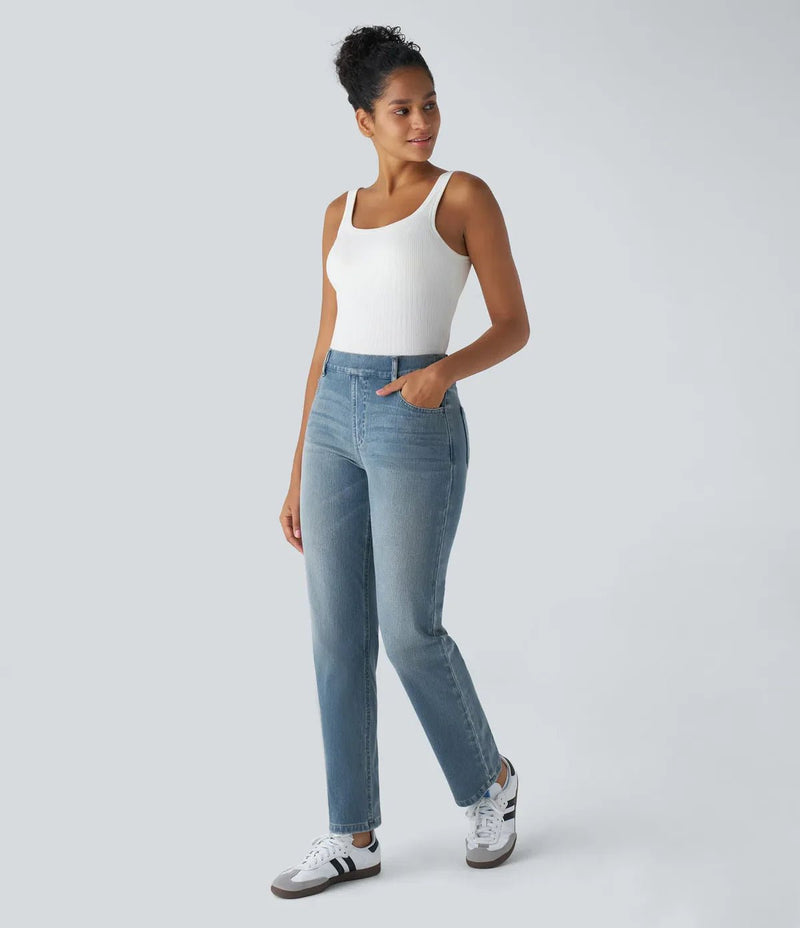 ComfortFit™ - Elastische & Comfortabele Broek Met Hoge Taille - Yoova