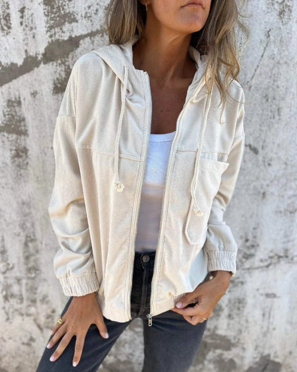 CozyCord™ - Trendy jasje met ritssluiting - Yoova