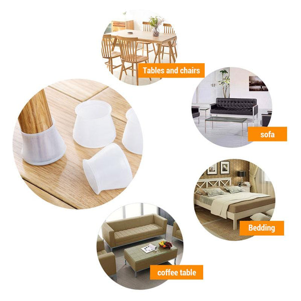 FloorProtect™ - Beschermhoezen voor stoel - en tafelpoten - Yoova
