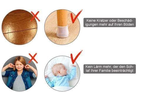 FloorProtect™ - Beschermhoezen voor stoel - en tafelpoten - Yoova