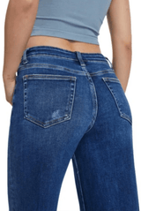 FlowDenim™ - Stretchy Baggy Jeans Wijde Pijpen voor Vrouwen - Yoova