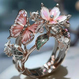 FlowerRing© - Fladderende Vlinder ring - Yoova