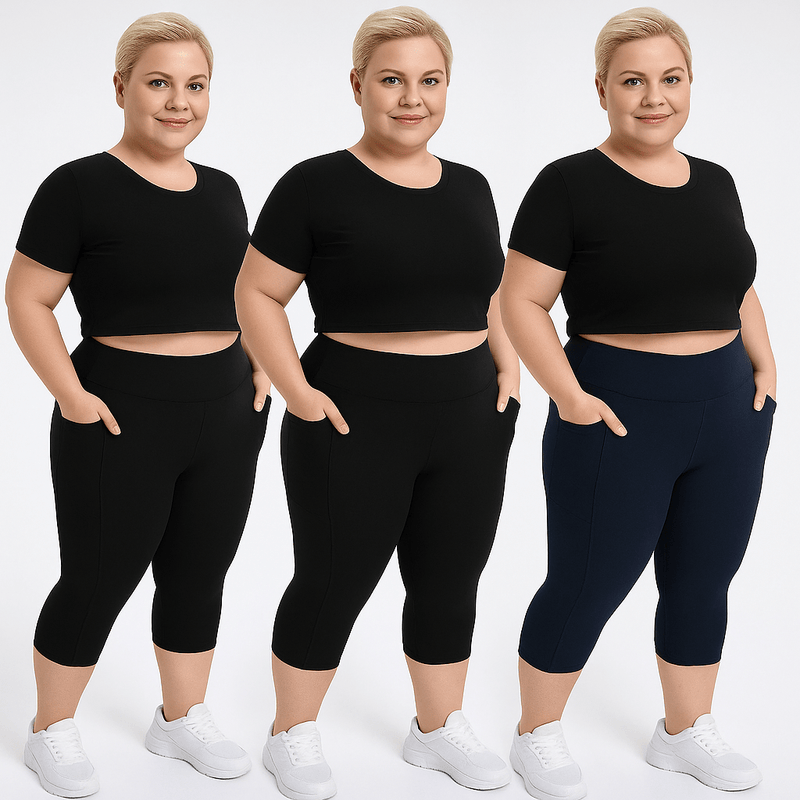 FlowFit™ - Ademende 3 - Pack Capri's - Yoova