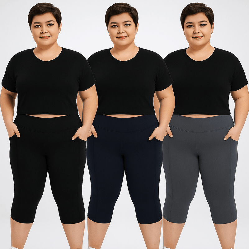 FlowFit™ - Ademende 3 - Pack Capri's - Yoova