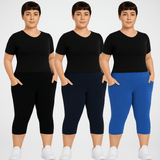 FlowFit™ - Ademende 3 - Pack Capri's - Yoova