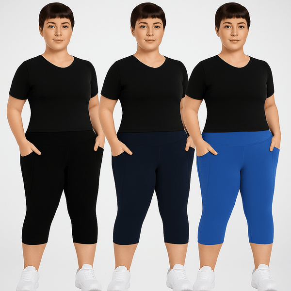 FlowFit™ - Ademende 3 - Pack Capri's - Yoova