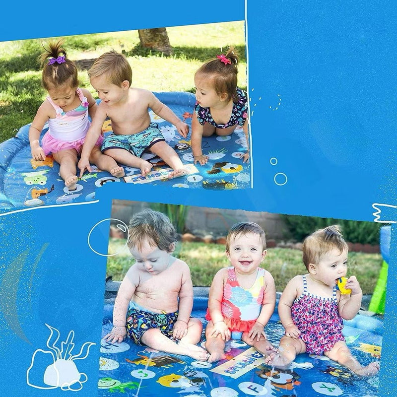 HappySplash™ - Opblaasbaar Water Speelmat – Outdoor Splash Pad voor Kinderen - Yoova