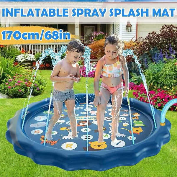 HappySplash™ - Opblaasbaar Water Speelmat – Outdoor Splash Pad voor Kinderen - Yoova