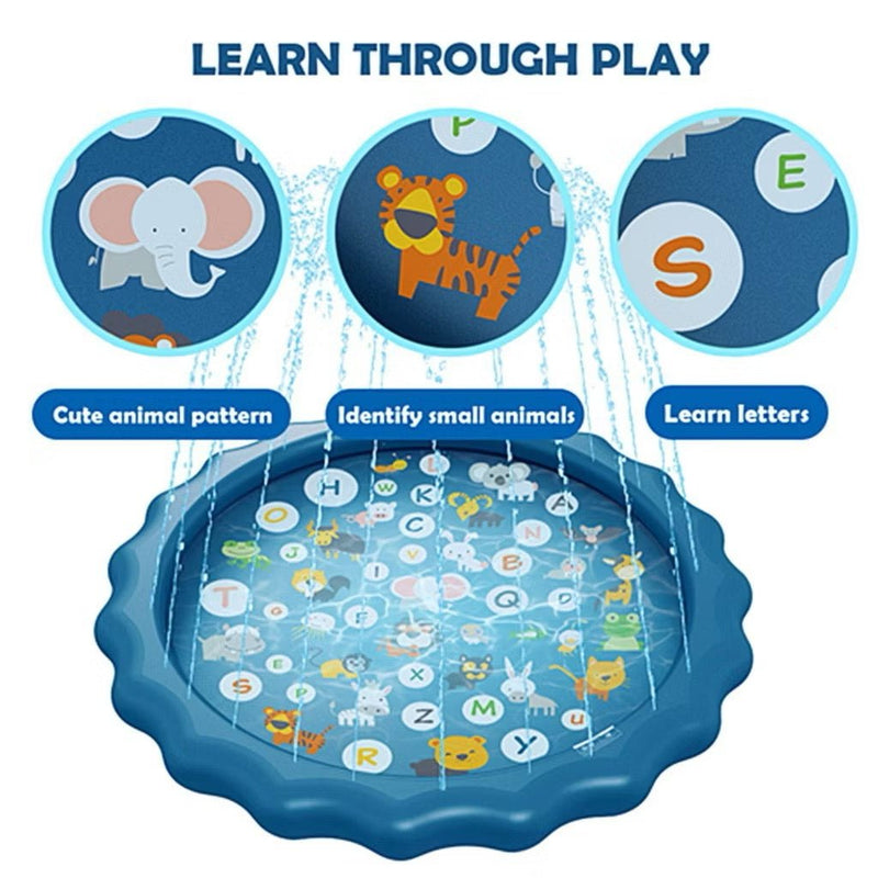 HappySplash™ - Opblaasbaar Water Speelmat – Outdoor Splash Pad voor Kinderen - Yoova