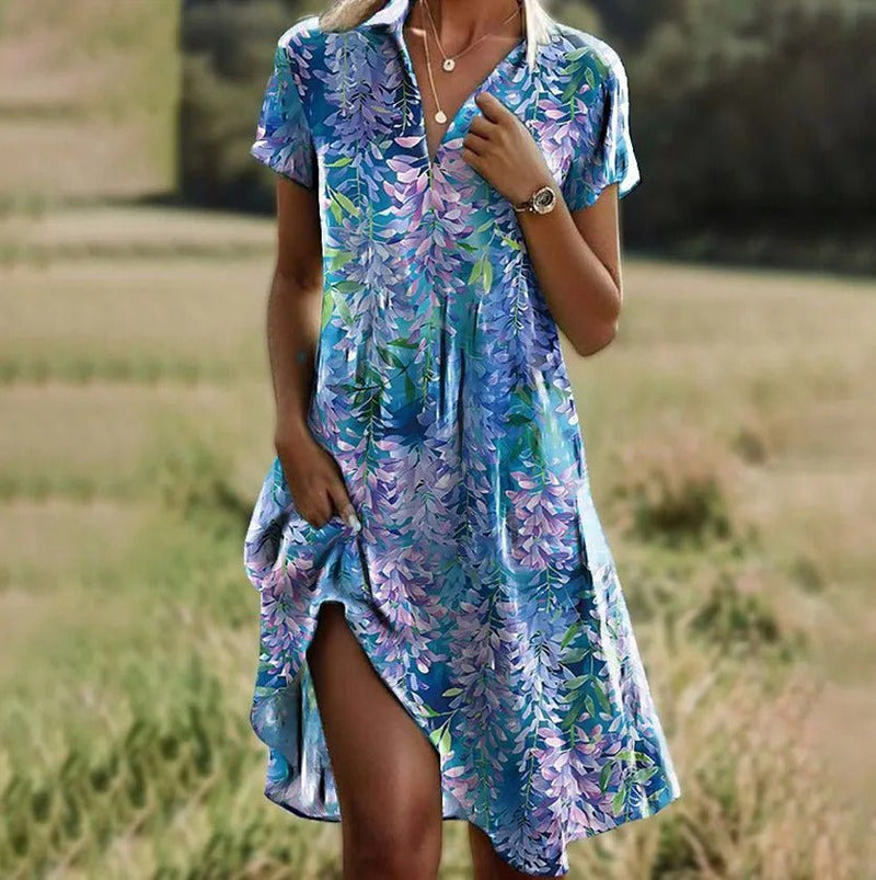 Kailyn© - Vrolijke Bohemian Jurk - Yoova