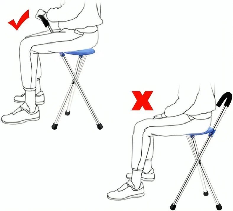 LeanSeat™ - Opvouwbare stoel voor ouderen - Yoova