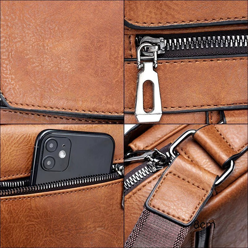 LuxeLeather™ Schoudertas - Modern & Stijlvol - Yoova