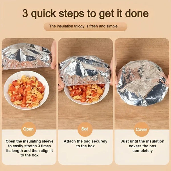 MealGuard™ ( 50+50 GRATIS) - Houd je maaltijden langer warm en vers! - Yoova