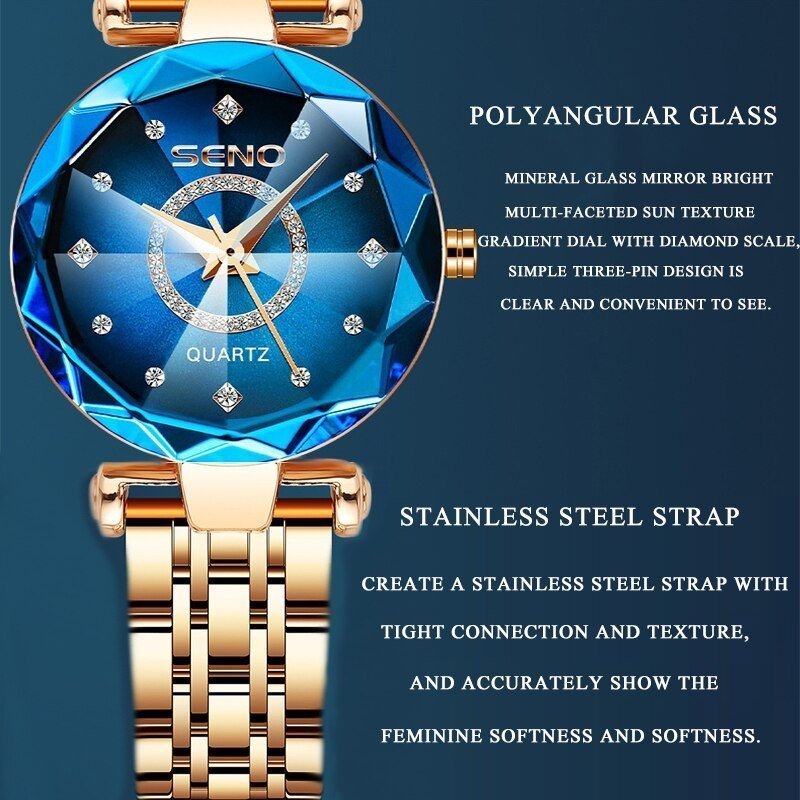 ModernWatch™ - Roestvrij stalen horloge voor dames - Yoova