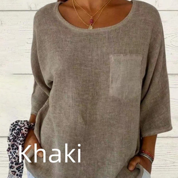 Naomi© - Luchtig, katoenen shirt voor de zomer - Yoova