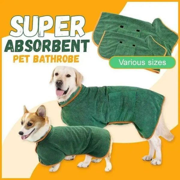 PawDry - Sneldrogende Microfiber Hondenbadjas - Yoova