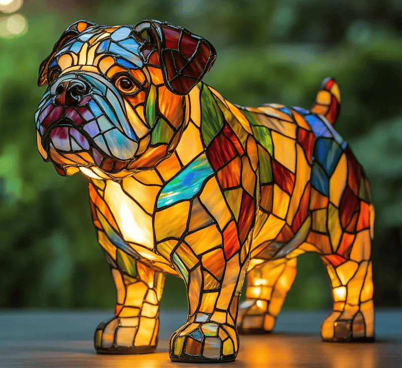 PawGlow™ - Hondenlamp van hars – kunstzinnig en decoratief - Yoova
