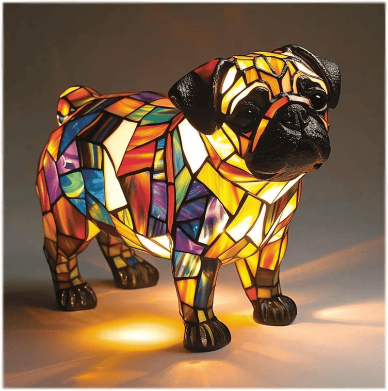 PawGlow™ - Hondenlamp van hars – kunstzinnig en decoratief - Yoova