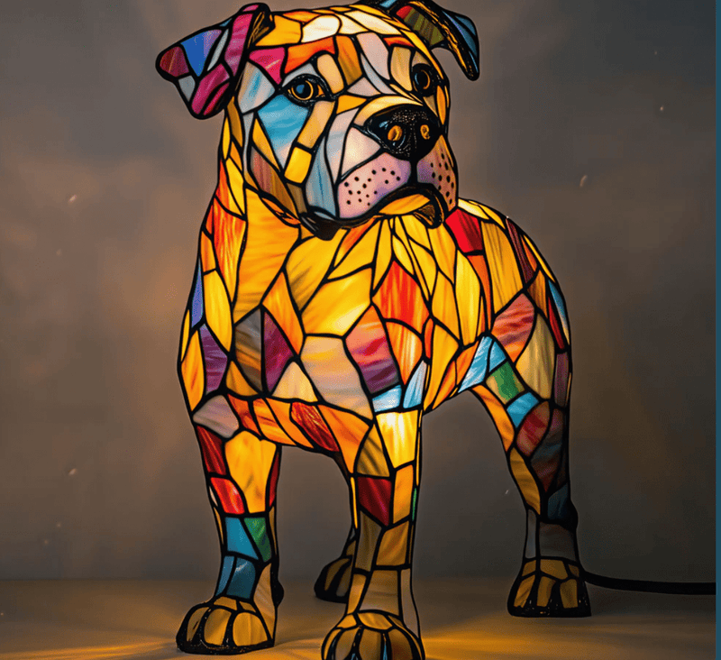 PawGlow™ - Hondenlamp van hars – kunstzinnig en decoratief - Yoova