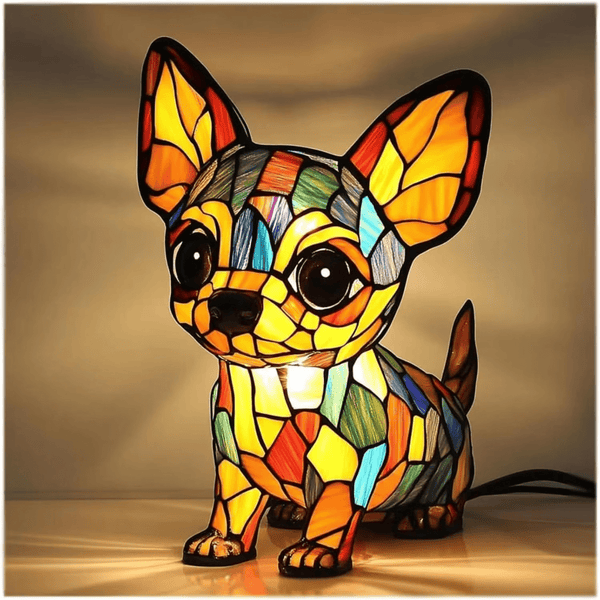 PawGlow™ - Hondenlamp van hars – kunstzinnig en decoratief - Yoova