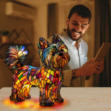 PawGlow™ - Hondenlamp van hars – kunstzinnig en decoratief - Yoova