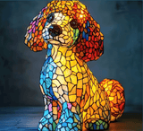 PawGlow™ - Hondenlamp van hars – kunstzinnig en decoratief - Yoova