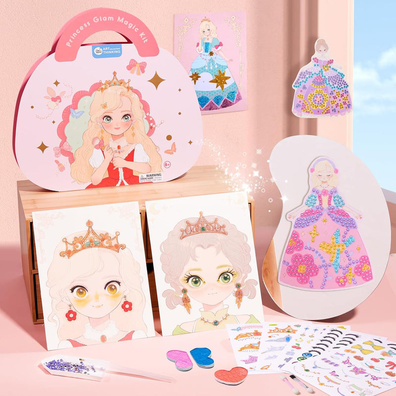 Princess Glam Kit© - 3 - in - 1 Verkleedkleding Make - up Kit - Yoova