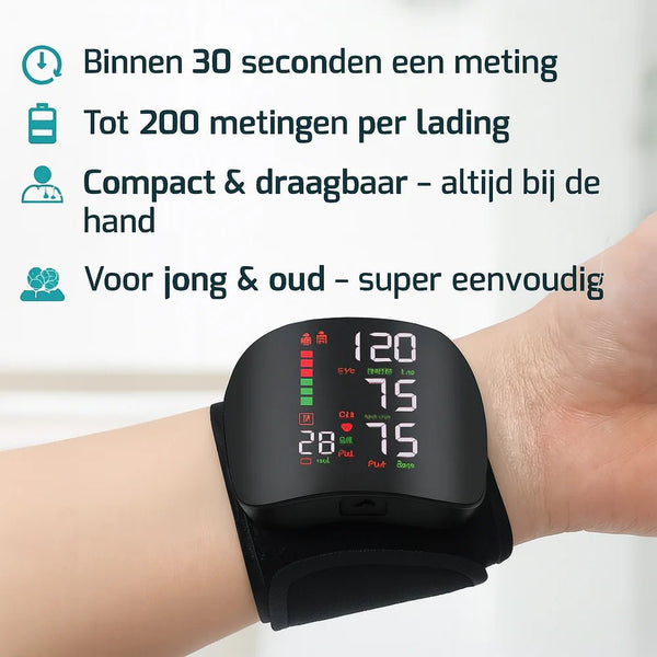 PulseIQ™ - Intelligente bloeddrukmeter Klinisch getest - Yoova