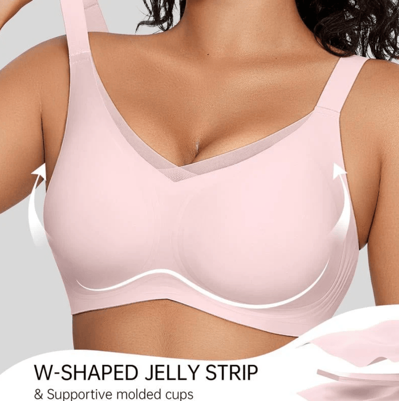 SilvaShape™ (1+1 GRATIS) - Vrouwen Wire - Free Naadloze V - Hals Mesh Push - Up BH - Yoova