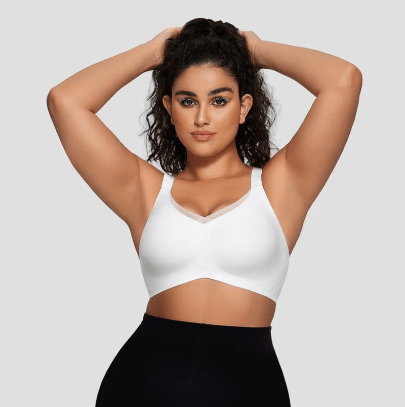 SilvaShape™ (1+1 GRATIS) - Vrouwen Wire - Free Naadloze V - Hals Mesh Push - Up BH - Yoova