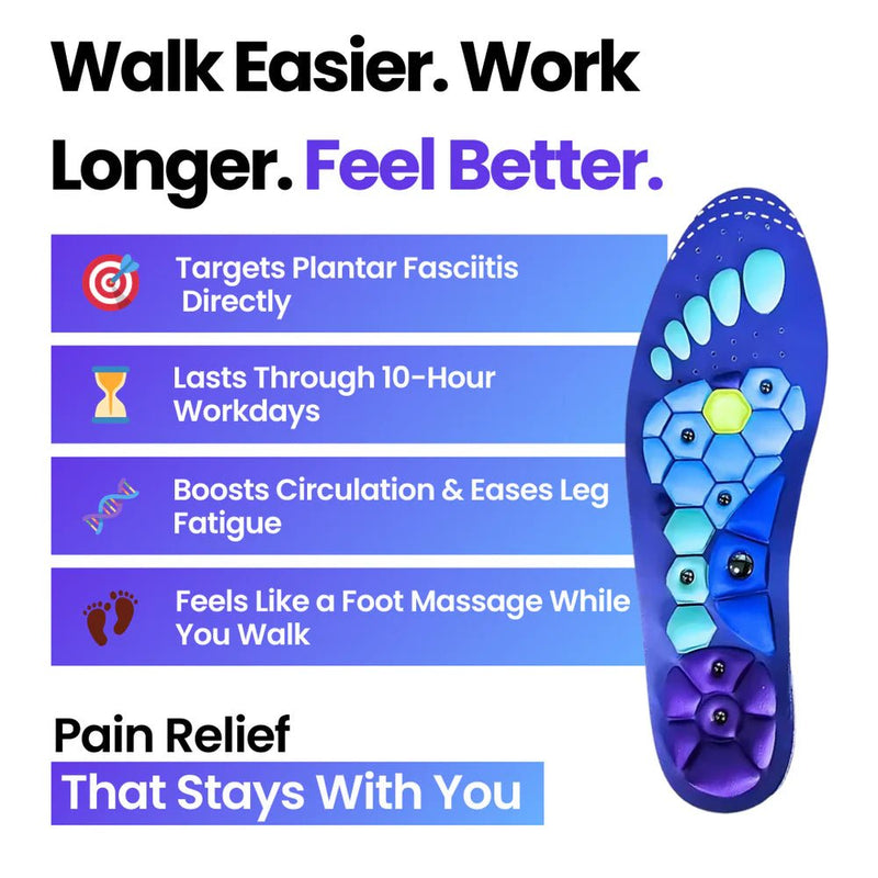 SoleRelief™ (1+1 GRATIS) - De inlegzool die méér doet dan alleen dempen - Yoova