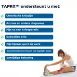 TAPRX™ – Kniegewricht Ondersteuning voor Pijnverlichting & Stabiliteit - Yoova