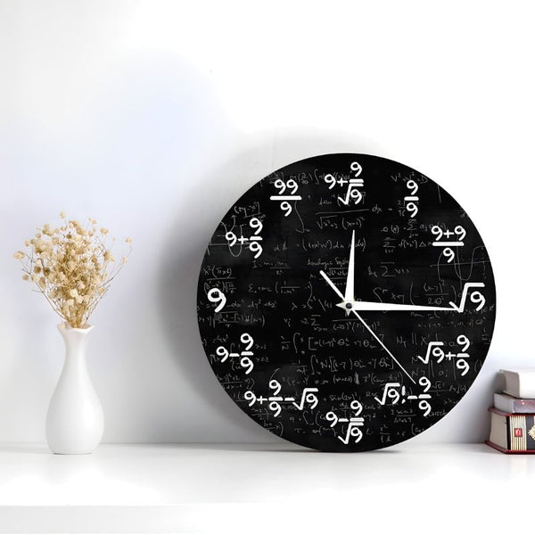 TimeFlair™ - Moderne wiskundige wandklok - Yoova